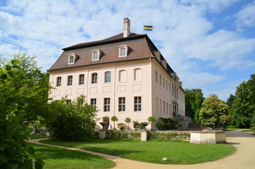 Fototapeta na wymiar Schloss Branitz im Branitzer Park