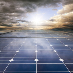 Power plant using renewable solar energy