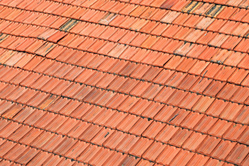 Fototapeta premium Red Roof Tile Texture