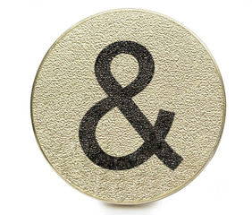 symbol on the white background