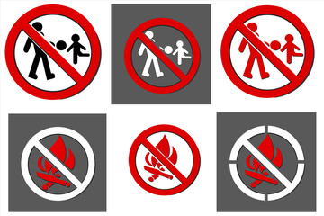 Set of signs