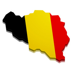 Map Belgium