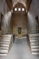 Obraz premium Old Granary Interior at Gingee Fort in India