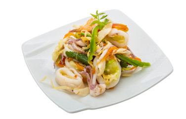 Asian seafood salad