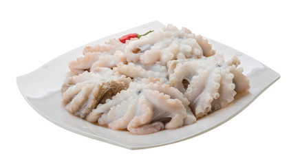 Raw octopus