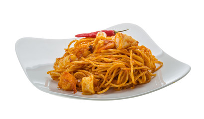 Seafood pasta