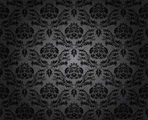 Damask seamless pattern