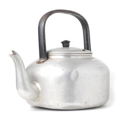 Old Boiler Pot White background