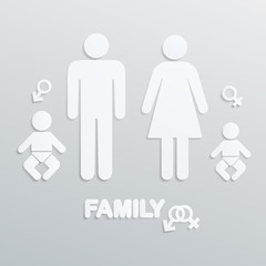 FAMILY. Vector format