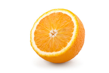 Studio shot of fresh natural orange