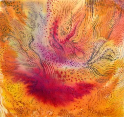Papier Peint photo autocollant Mélange de couleurs tie dye