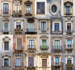 Obraz premium Windows from Sicily