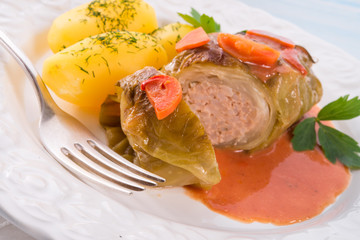 baked cabbage rolls