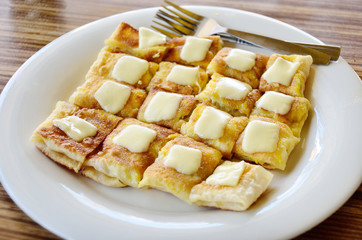 Roti with chesse