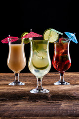 Fresh tasty drinks