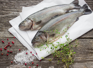 rainbow trout for baking - 66756349