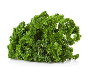 Obraz premium bunch of parsley isolated on white