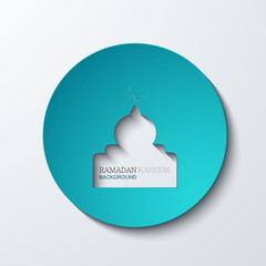 Vector ramadan kareem background.