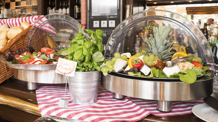 self-service salad bar