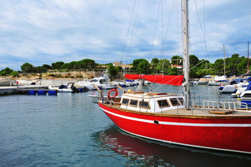 Port Calafat Marina in Ametlla de Mar, Spain