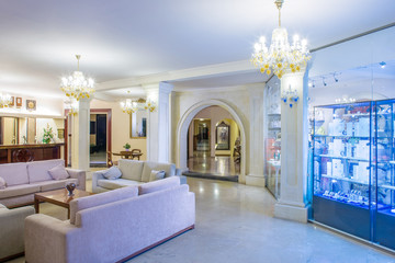 Boutique Hotel lobby