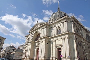 Fototapeta na wymiar Notre Dame du Bon Port church, Nantes city France