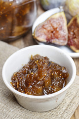 Bowl of fig jam