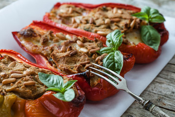 Tuna Fish Stuffed Peppers