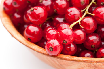 red currant  in plate