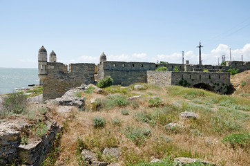 Fototapeta na wymiar Old fortress Yeni-Kale
