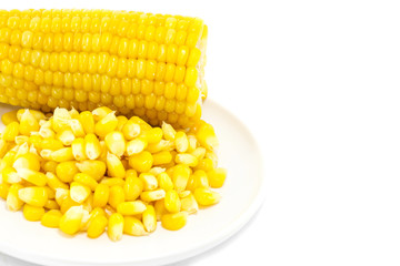 boiled sweet corn