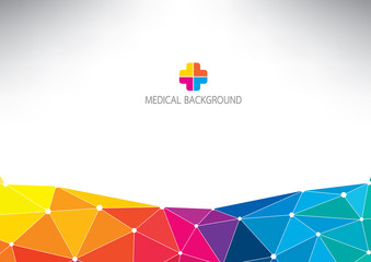 Obraz premium medical background vector