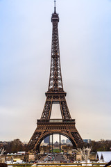 Fototapeta premium Eiffel Tower in Paris France