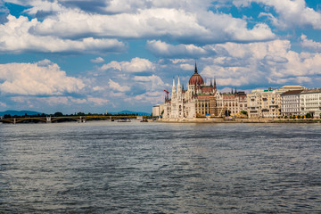 The building of the Parliament in Budapest, Hungary
