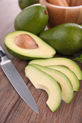 raw avocado