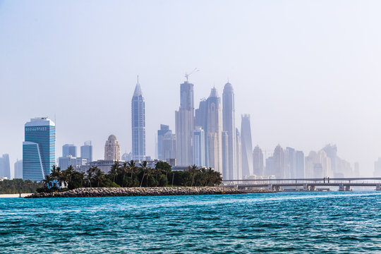 Dubai Marina cityscape, UAE