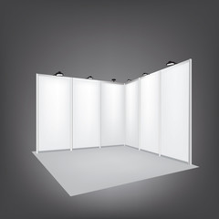 Blank exhibition trade stand - 66771737