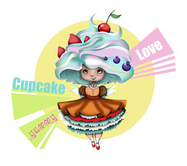 Cupcake girl