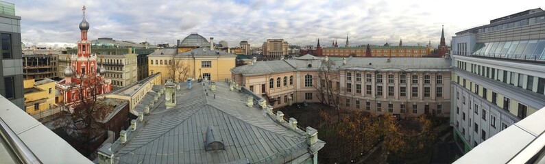 Fototapeta na wymiar moscow city panorama