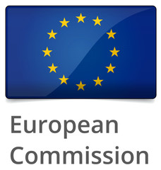 European Commission standard proportional sign - glossy design