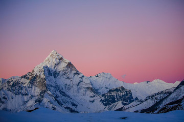 Beautiful landscape of Himalayas mountains