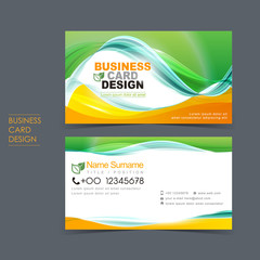 professional vector business card set