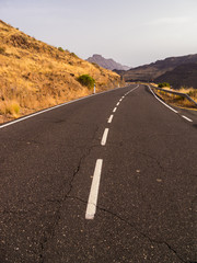 Gebirgssttraße auf Gran Canaria