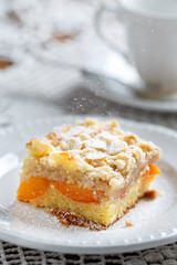 peach pie slice
