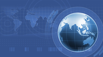 Infographic Interface. CG background designed in techno-style