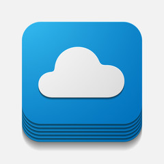 square button: cloud