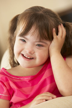 6 year old girl with Downs Syndrome