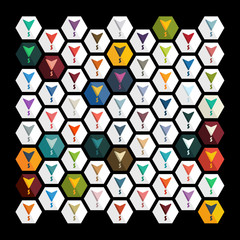 Flat design: compass