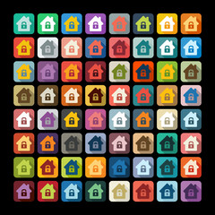 Fototapeta premium Flat design: house