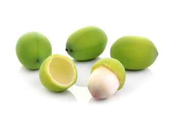 Lotus seed or young plant in the lotus seed or the bitter sprout